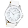 Oozoo Unisex Armbanduhr Vintage Series Analog Leder weiß UOC5735A
