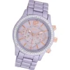 Oozoo Unisex Armbanduhr Vintage Series Analog Metall pastell lila UOC5767A