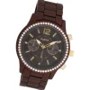 Oozoo Unisex Armbanduhr Vintage Series Analog Metall braun UOC5769A