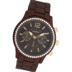 Oozoo Unisex Armbanduhr Vintage Series Analog Metall braun UOC5769A