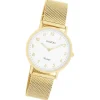 Oozoo Unisex Armbanduhr Vintage Series Analog Metall gold UOC20347
