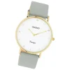 Oozoo Unisex Armbanduhr Vintage Series C20245 Analog Leder grau UOC20245