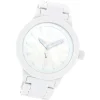 Oozoo Unisex Armbanduhr Vintage Series Analog Kunststoff weiß UOC4115A