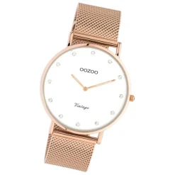 Oozoo Unisex Armbanduhr Vintage Series C20238 Analog Edelstahl roségold UOC20238