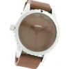 Oozoo Unisex Armbanduhr Vintage Series Analog Leder braun UOC3677A