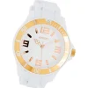 Oozoo Unisex Armbanduhr Vintage Series Analog Silikon weiß UOC4161A