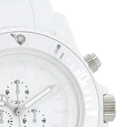 Oozoo Unisex Armbanduhr Vintage Series Analog Silikon weiß UOC4832A
