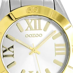 Oozoo Unisex Armbanduhr Vintage Series Analog Metall silber UOC5703A