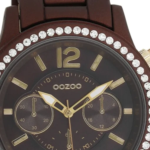 Oozoo Unisex Armbanduhr Vintage Series Analog Metall braun UOC5769A