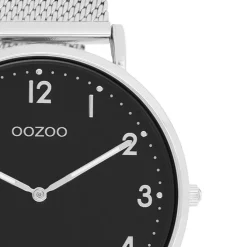 Oozoo Unisex Armbanduhr Vintage Series Analog Metall silber UOC20341