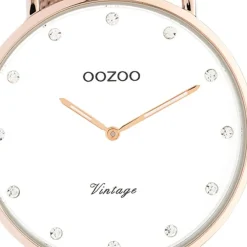 Oozoo Unisex Armbanduhr Vintage Series C20238 Analog Edelstahl roségold UOC20238