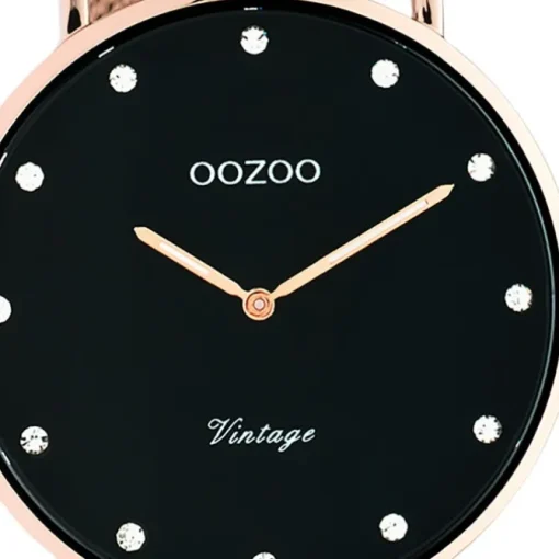 Oozoo Unisex Armbanduhr Vintage Series C20239 Analog Edelstahl roségold UOC20239