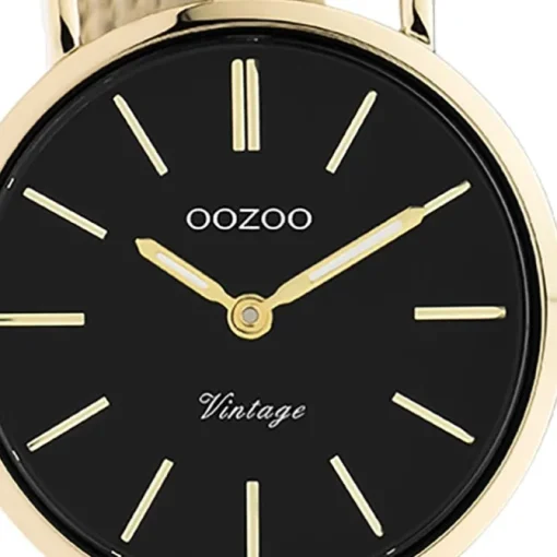 Oozoo Unisex Armbanduhr Vintage Series C20232 Analog Edelstahl gold UOC20232