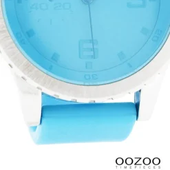 Oozoo Unisex Armbanduhr Vintage Series Analog Leder blau UOC3671A