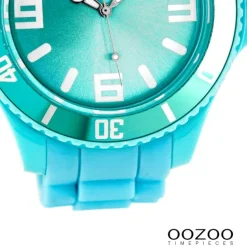 Oozoo Unisex Armbanduhr Vintage Series Analog Silikon blau UOC4165A