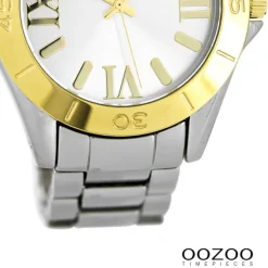 Oozoo Unisex Armbanduhr Vintage Series Analog Metall silber UOC5703A