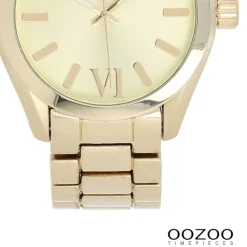 Oozoo Unisex Armbanduhr Vintage Series Analog Metall gold UOC5718A