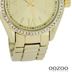 Oozoo Unisex Armbanduhr Vintage Series Analog Metall gold UOC5727A
