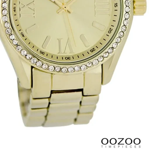 Oozoo Unisex Armbanduhr Vintage Series Analog Metall gold UOC5727A
