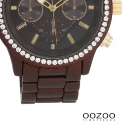 Oozoo Unisex Armbanduhr Vintage Series Analog Metall braun UOC5769A