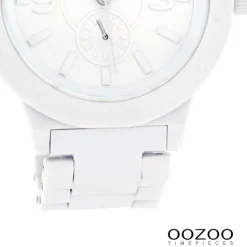 Oozoo Unisex Armbanduhr Vintage Series Analog Kunststoff weiß UOC4115A