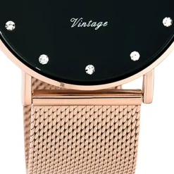 Oozoo Unisex Armbanduhr Vintage Series C20239 Analog Edelstahl roségold UOC20239