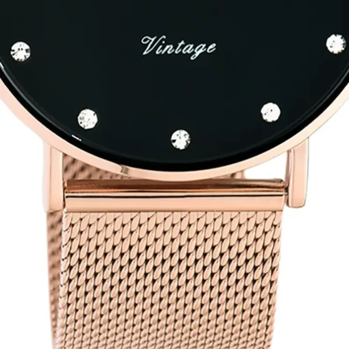 Oozoo Unisex Armbanduhr Vintage Series C20239 Analog Edelstahl roségold UOC20239