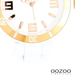 Oozoo Unisex Armbanduhr Vintage Series Analog Silikon weiß UOC4161A