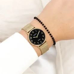 Oozoo Unisex Armbanduhr Vintage Series Analog Metall gold UOC20349