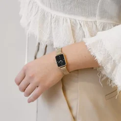 Oozoo Unisex Armbanduhr Vintage Series Analog Metall gold UOC20354