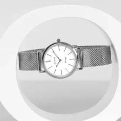 Oozoo Unisex Armbanduhr Vintage Series C20230 Analog Edelstahl silber UOC20230