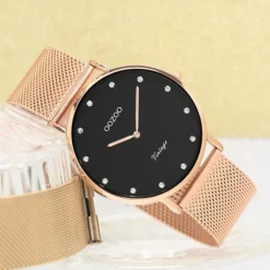 Oozoo Unisex Armbanduhr Vintage Series C20239 Analog Edelstahl roségold UOC20239