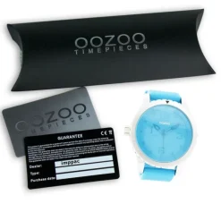 Oozoo Unisex Armbanduhr Vintage Series Analog Leder blau UOC3671A