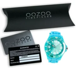Oozoo Unisex Armbanduhr Vintage Series Analog Silikon blau UOC4165A