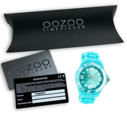 Oozoo Unisex Armbanduhr Vintage Series Analog Silikon blau UOC4176A