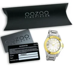Oozoo Unisex Armbanduhr Vintage Series Analog Metall silber UOC5703A