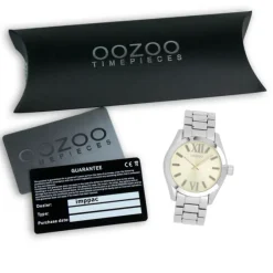 Oozoo Unisex Armbanduhr Vintage Series Analog Metall silber UOC5716A
