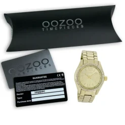 Oozoo Unisex Armbanduhr Vintage Series Analog Metall gold UOC5727A