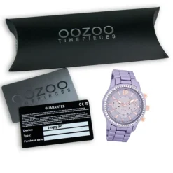 Oozoo Unisex Armbanduhr Vintage Series Analog Metall pastell lila UOC5767A