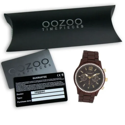 Oozoo Unisex Armbanduhr Vintage Series Analog Metall braun UOC5769A
