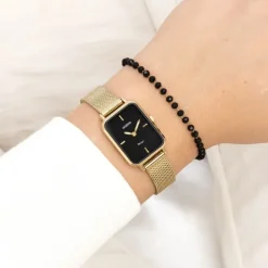 Oozoo Unisex Armbanduhr Vintage Series Analog Metall gold UOC20354