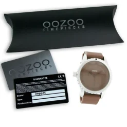 Oozoo Unisex Armbanduhr Vintage Series Analog Leder braun UOC3677A