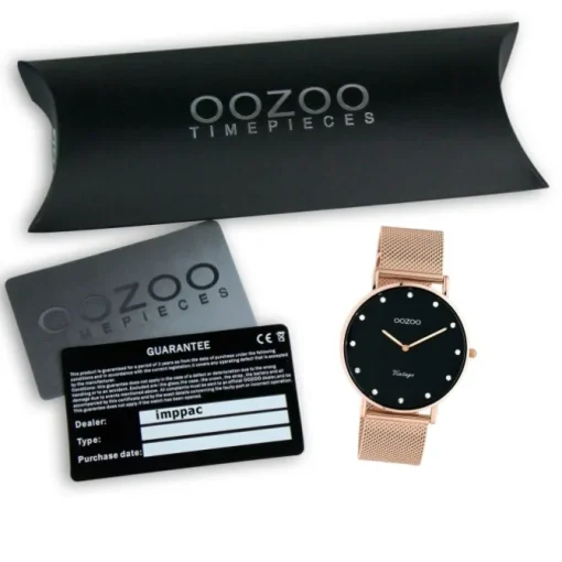 Oozoo Unisex Armbanduhr Vintage Series C20239 Analog Edelstahl roségold UOC20239