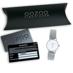 Oozoo Unisex Armbanduhr Vintage Series C20230 Analog Edelstahl silber UOC20230