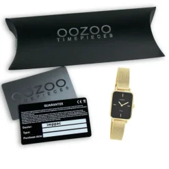 Oozoo Unisex Armbanduhr Vintage Series Analog Metall gold UOC20354
