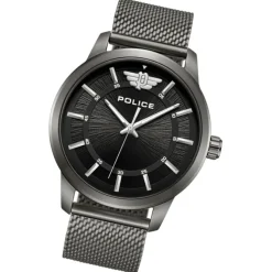 Police Herrenuhr Edelstahl dunkelgrau Police Raho Armbanduhr UPOG0021102
