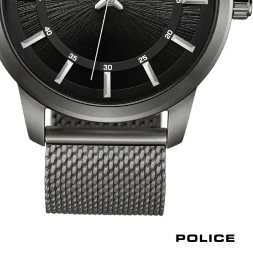 Police Herrenuhr Edelstahl dunkelgrau Police Raho Armbanduhr UPOG0021102
