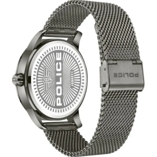 Police Herrenuhr Edelstahl dunkelgrau Police Raho Armbanduhr UPOG0021102