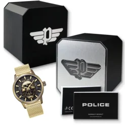 Police Herrenuhr Edelstahl gold Police Raho Armbanduhr UPOG0005504