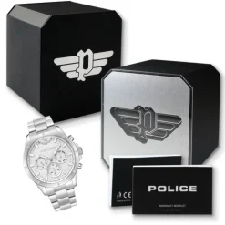 Police Herrenuhr Edelstahl silber Police Raho Armbanduhr UPOK2227805